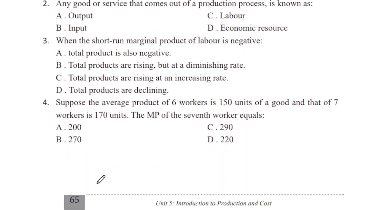 Unit 5 Review Questions Answer