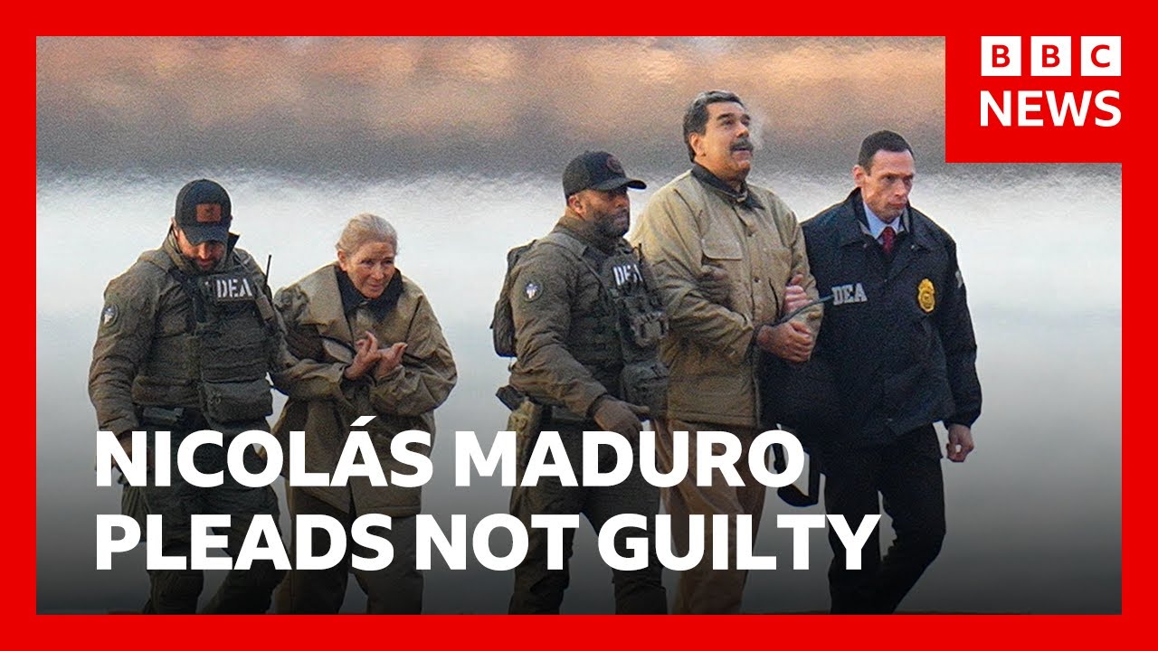 Venezuela's Nicolás Maduro pleads not guilty to drugs charges | BBC News