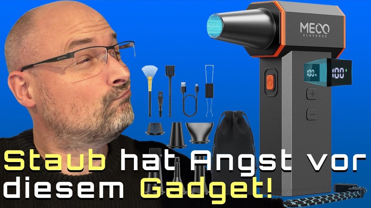 MECO elektrisches Druckluftgebläse mit 220.000 U/min - Das unterschätzteste Reinigungs-Gadget 2026