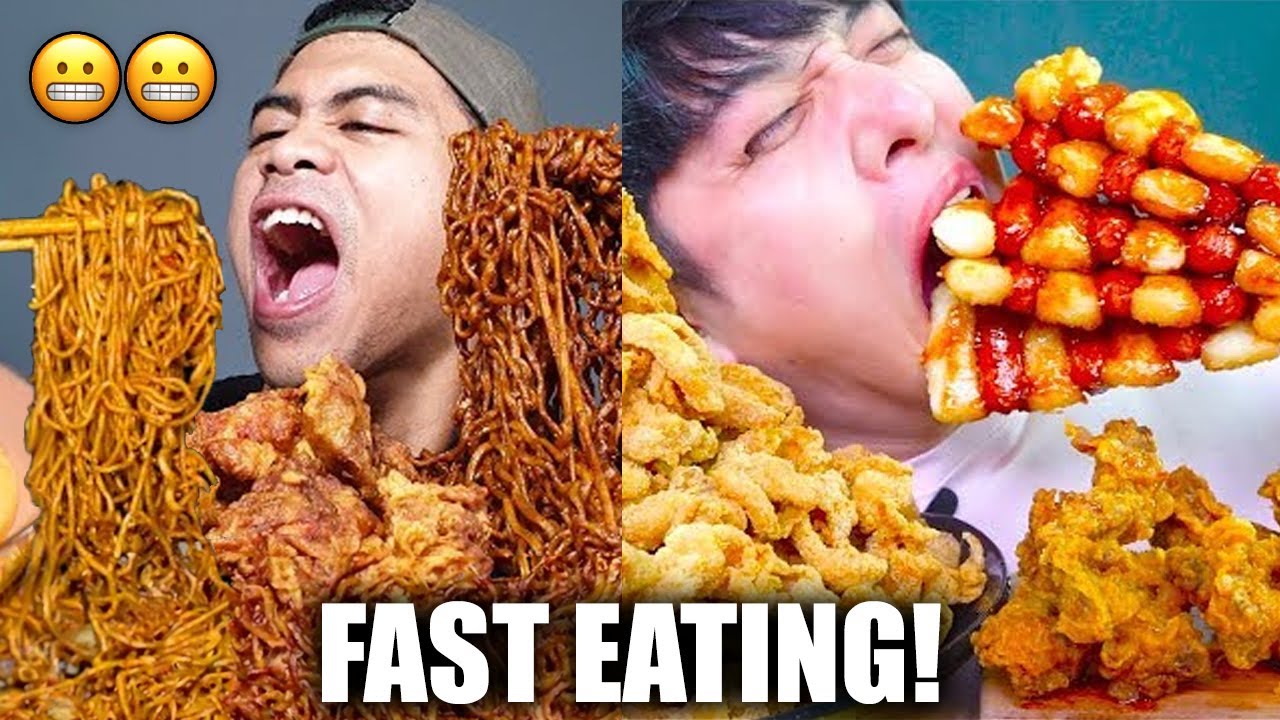 FAST EATING MUKBANGERS 😳