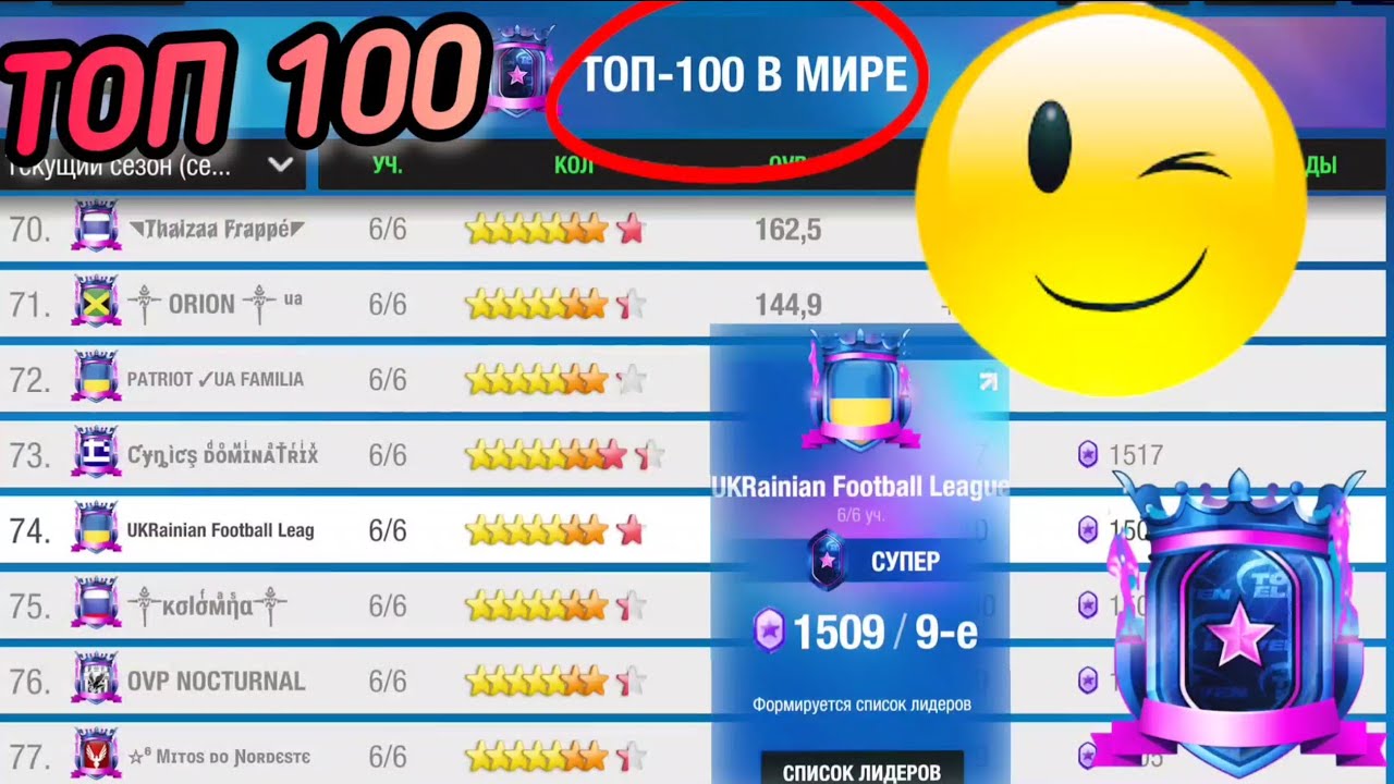 ТОП 100 МИРОВОГО РЕЙТИНГА! ИТОГИ СУПЕР ЛИГИ ФА./ TOP ELEVEN 2026
