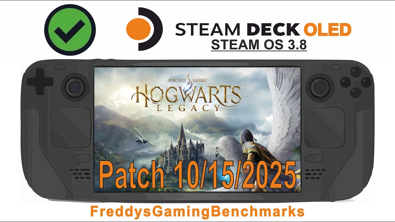 Hogwarts Legacy (Patch 10/15/2025) on Steam Deck OLED with Steam OS 3.8