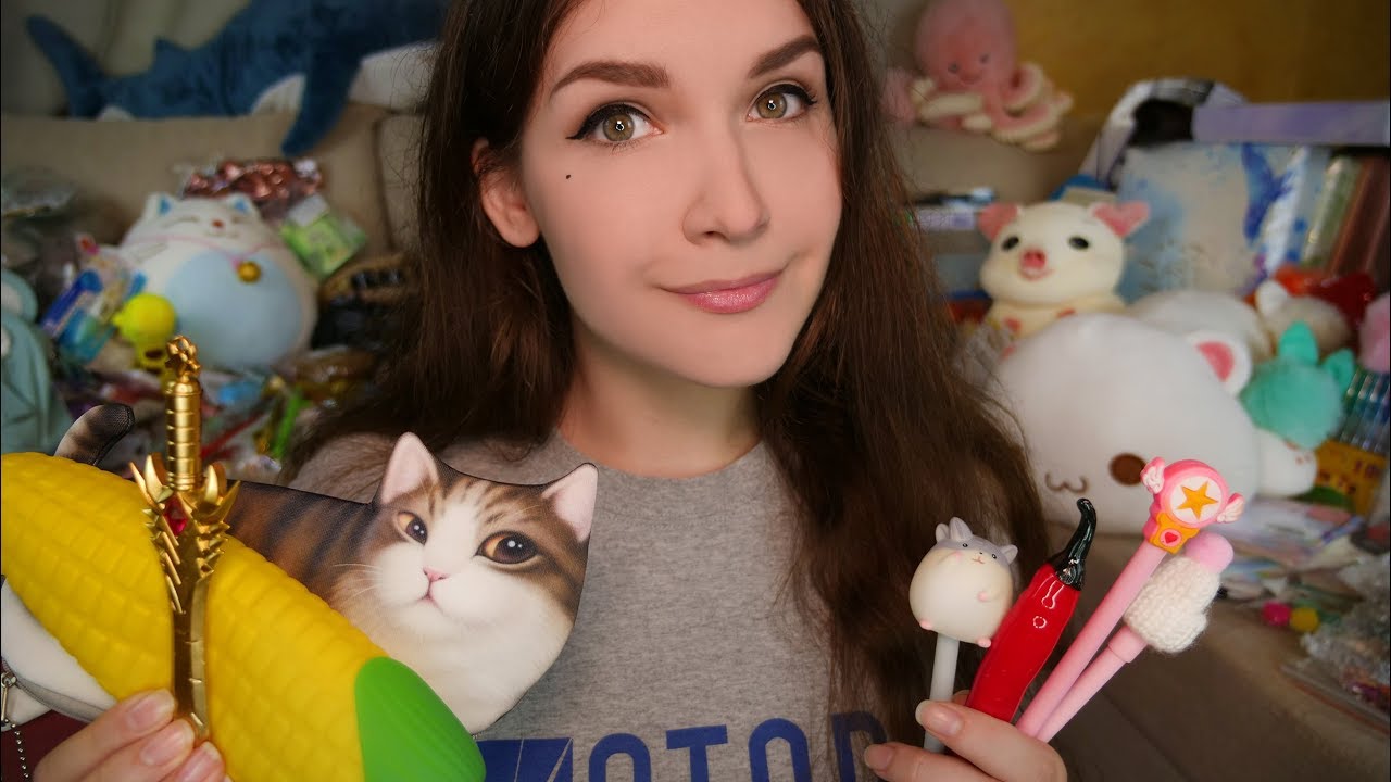 АСМР Шепот, 📌 Канцелярия 📐📎 и Игрушки  с AliExpress 🎒 | ASMR russian whisper