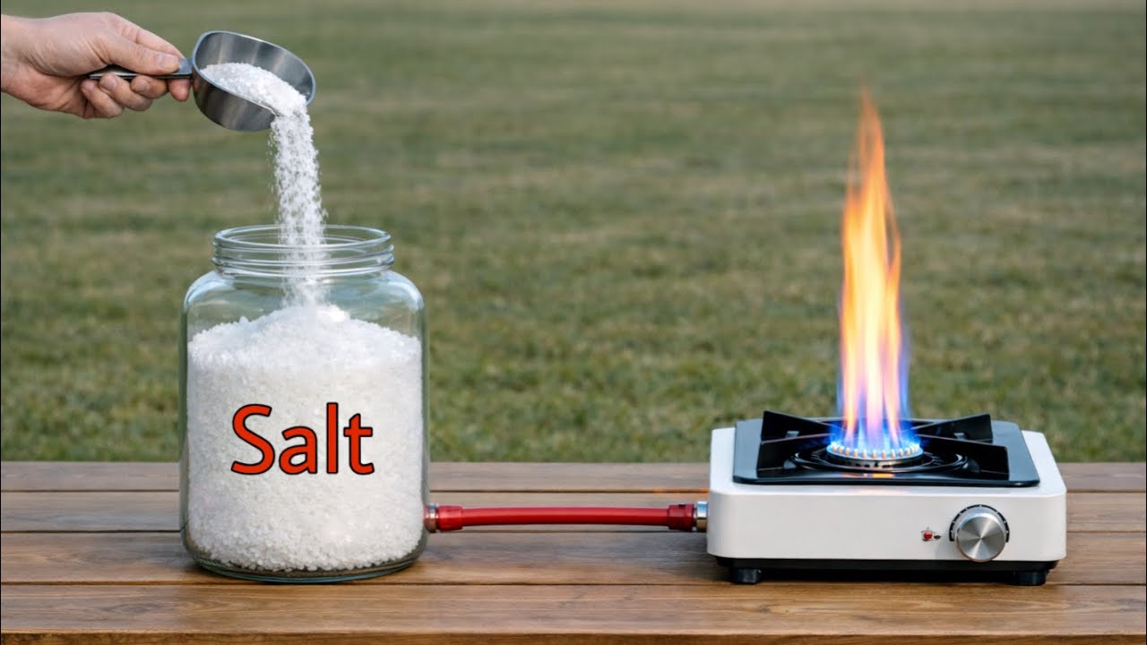 From Salt Only &mdash; I Got Free Cooking Gas For Life&hellip;..No More Bills 