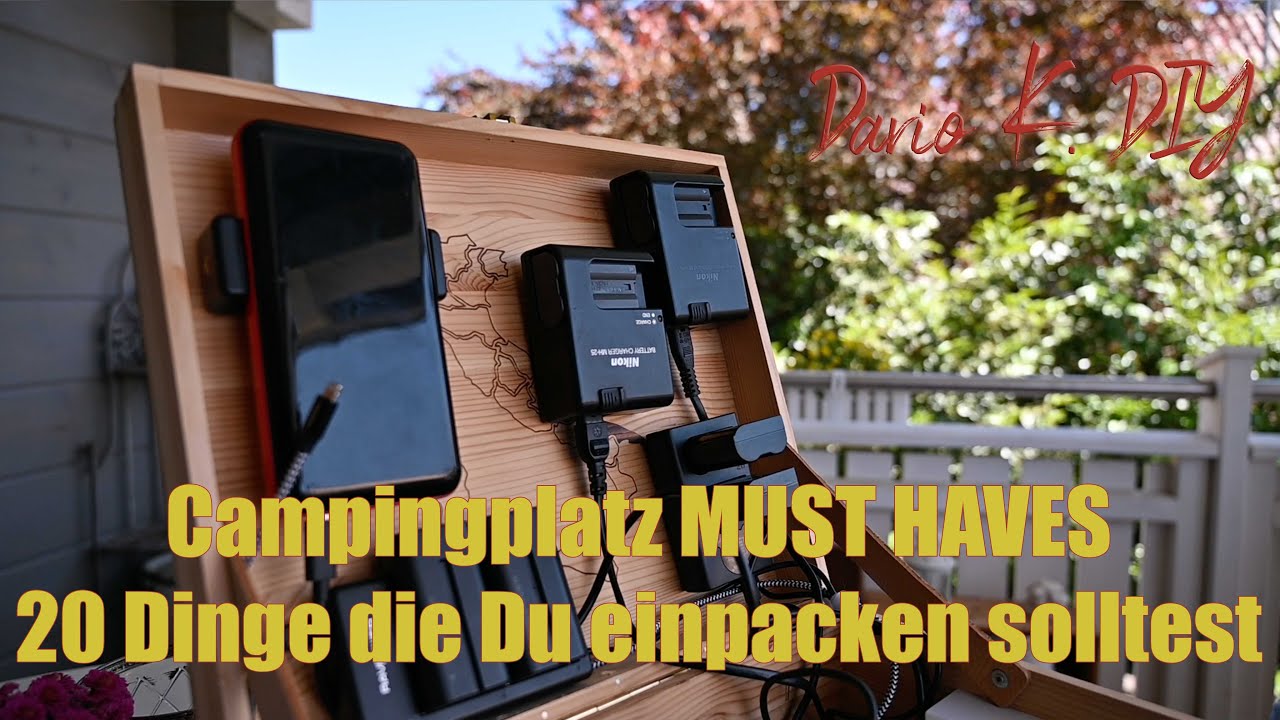 VW T5 - DIY VANLIFE  MUST HAVES! Das 1. Mal Campingplatz. 20 Dinge die DU auf jeden Fall brauchst.