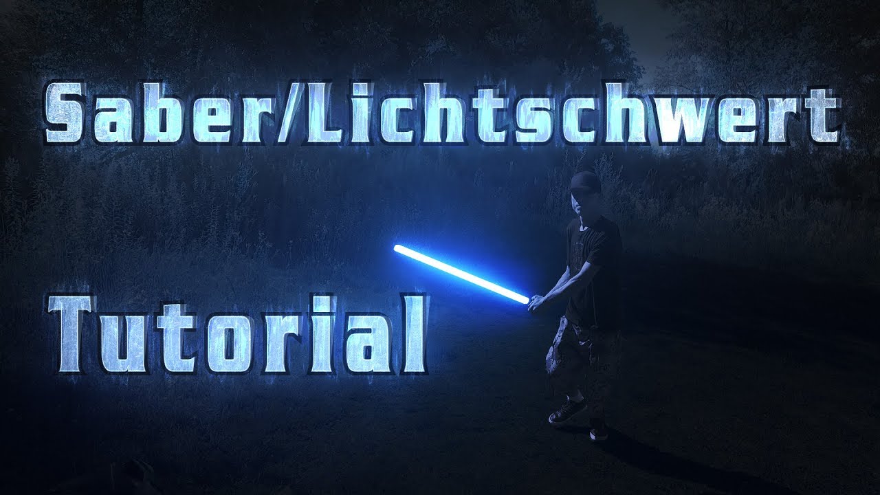 After Effects - Saber / Lichtschwert / Rotoscoping - Tutorial Deutsch