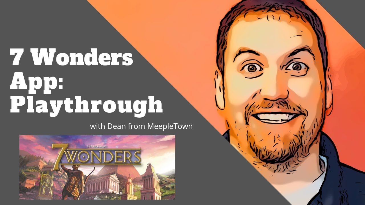 7 Wonders App Playthrough - MeepleTown