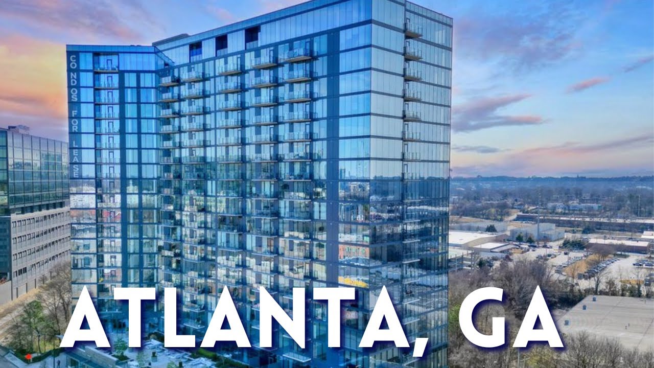 Tour a Luxury High-Rise Condo with Atlanta Skyline Views | Seven88 West Midtown