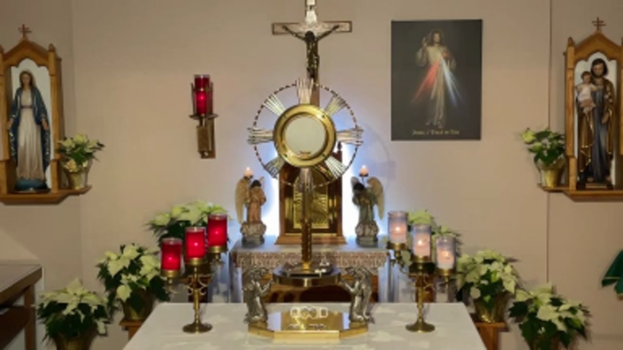 LIVE Eucharistic Adoration - Sisters of Divine Mercy