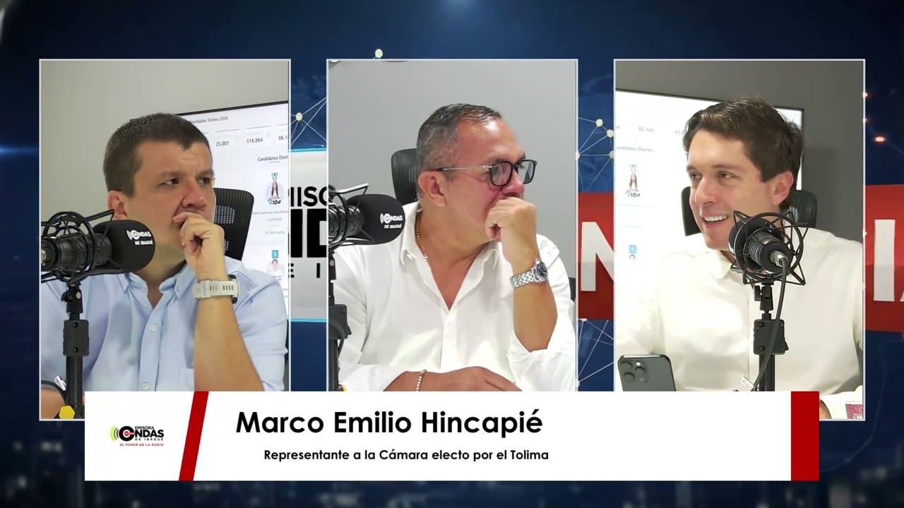 Marco E. Hincapié: “En el Tolima ya no le tienen miedo al cambio”