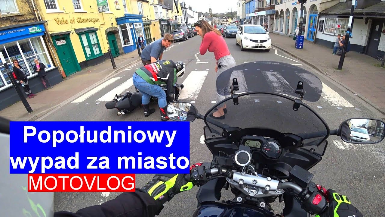900-letni klasztor i wypadek motocyklisty - Motovlog