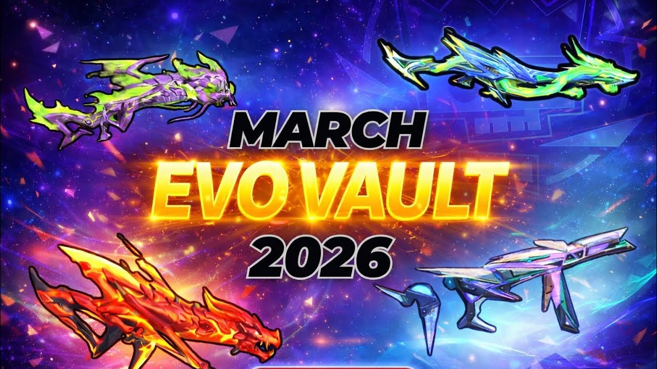 FREE FIRE NEXT EVO VAULT EVENT | MARCH EVO VAULT 2026 | FF NEXT EVO VAULT CONFIRM | FF NEXT EVO GUN