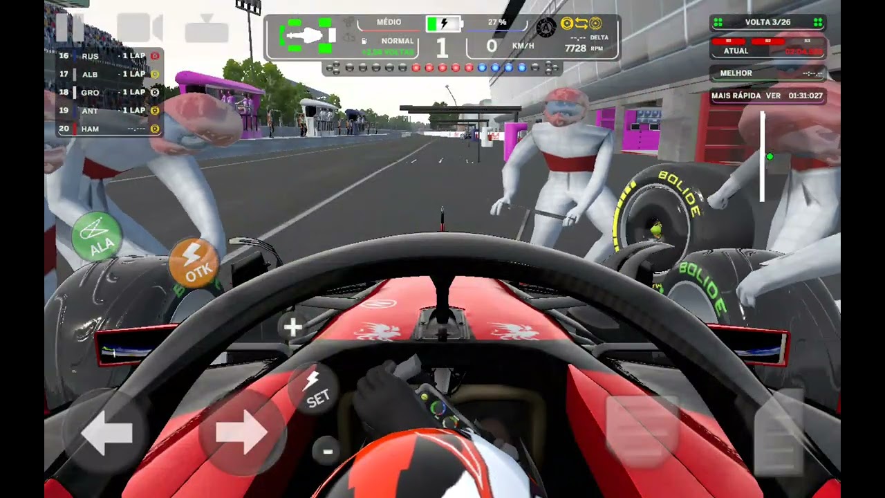 Usei o Hamilton no Ala mobile ( carros diferentes)