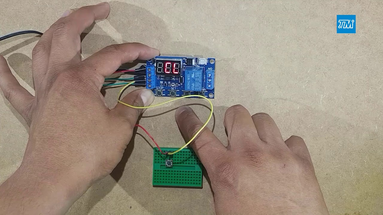 Modulo timer con relevador rele manual de uso