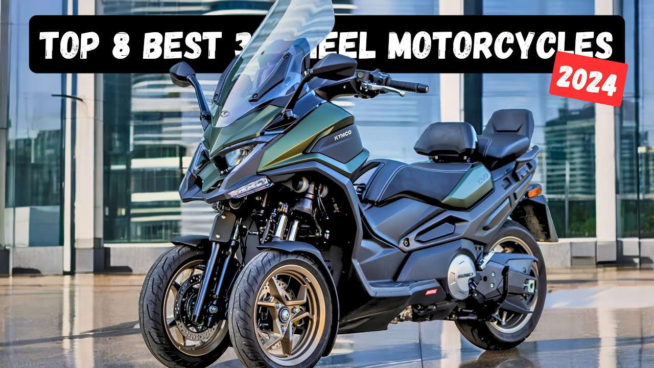 Top 8 best 3-wheel motorcycles 2024