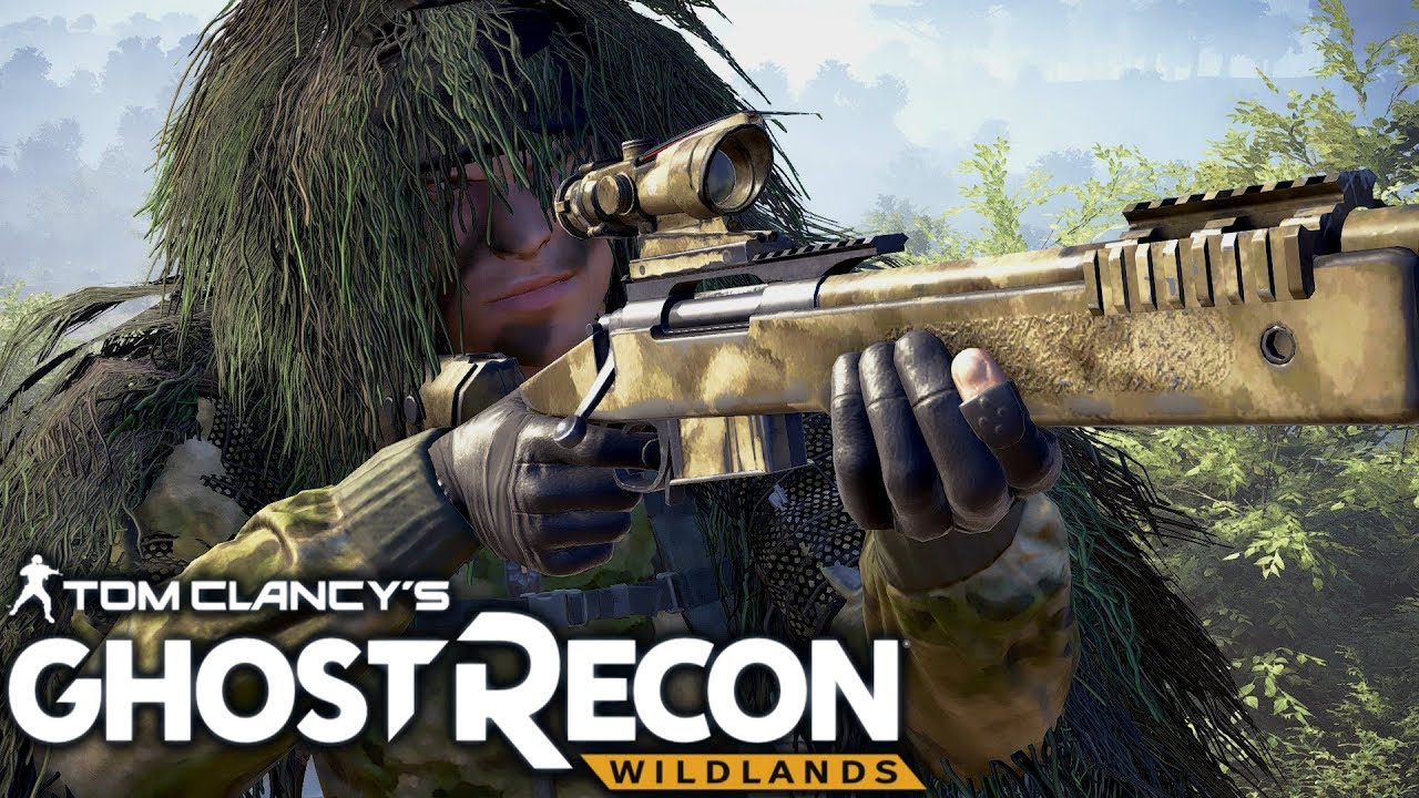 Ghost Recon Wildlands: Ghillie Stealth Sniper Gameplay