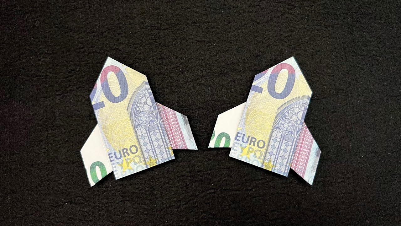 Geldscheine falten für Geldgeschenke 🚀 Rakete 🚀 einfach Geld falten zum Geburtstag & Hochzeit