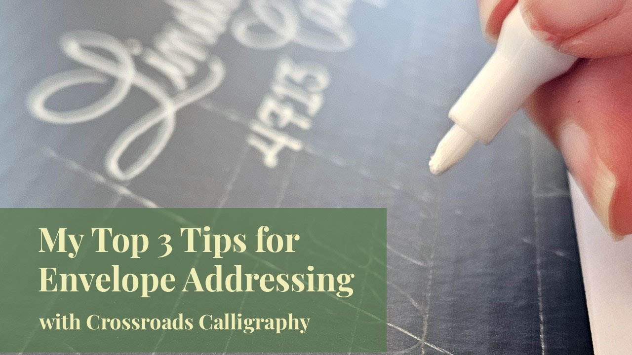 My Top 3 Tips for Envelope Addressing