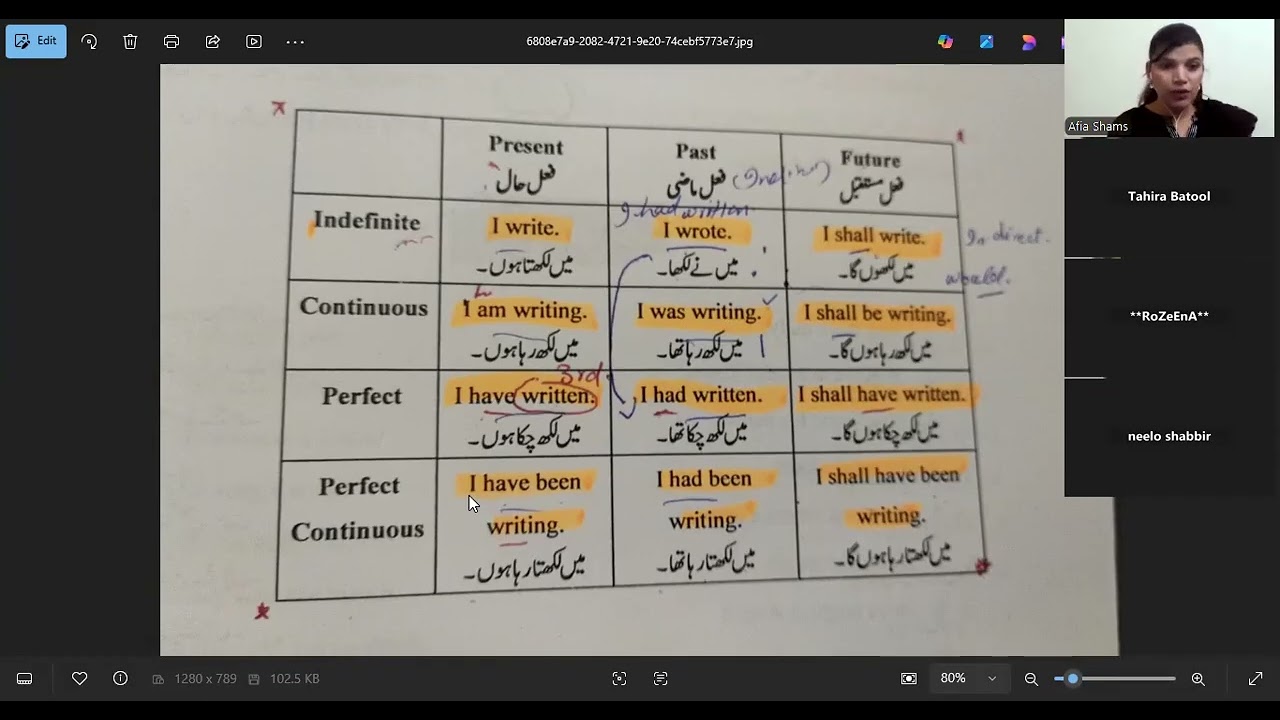 Perfect & Perfect Con  Tense