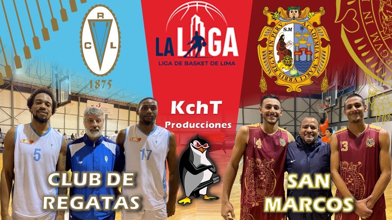 REGATAS vs UNMSM| La Liga de Basket de Lima | 5° Fecha | 4K 60fps