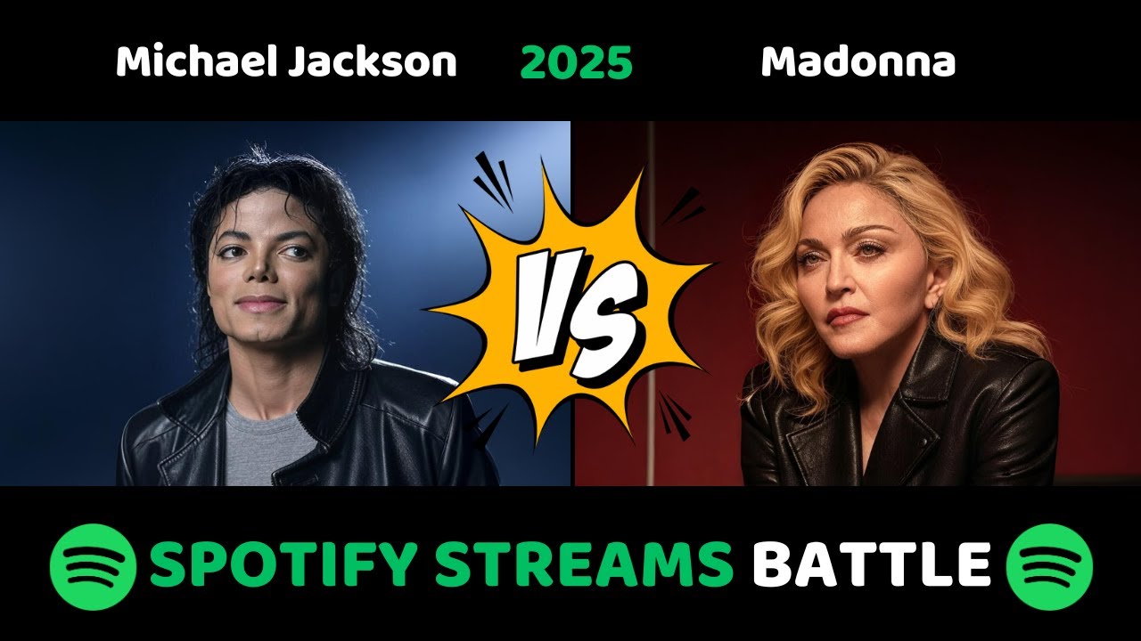 Michael Jackson vs Madonna | TOP 100 Spotify 2025