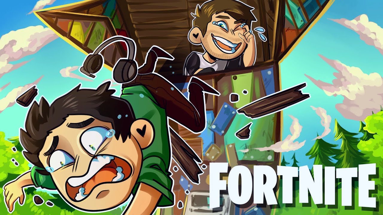 Port-a-fort TROLLING Nogla From MAX HEIGHT!! - Fortnite Battle Royale