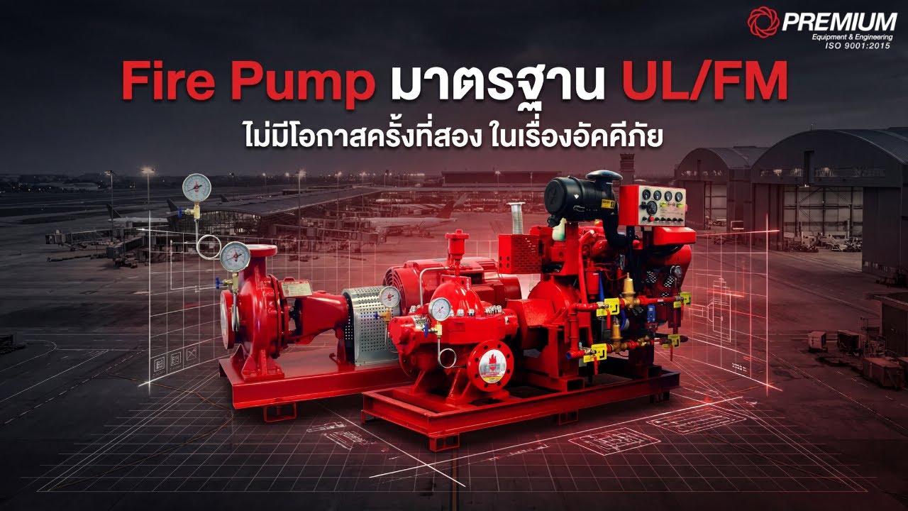 Fire Pump ที่ทั่วโลกเลือกใช้ เบื้องหลังมาตรฐาน UL/FM ของ NM Fire