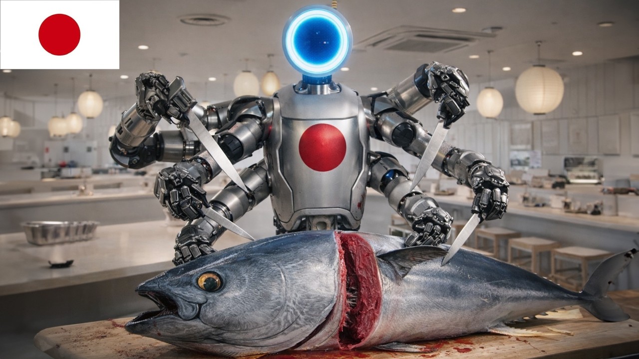 This Japanese Robot Chef Slices a Giant Tuna in Just 10 Seconds