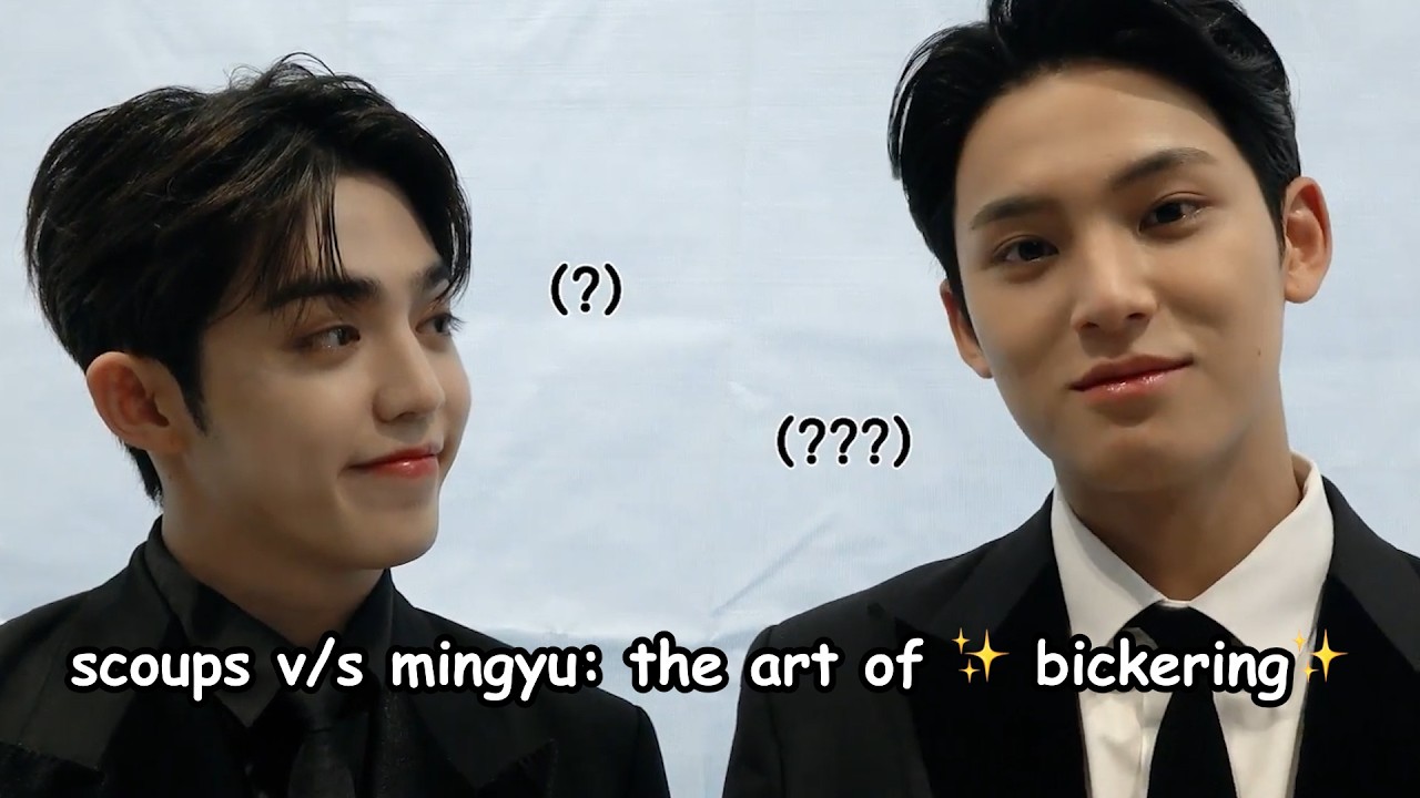 scoups v/s mingyu: their bickering (gyucheol moments) 🍒🐶