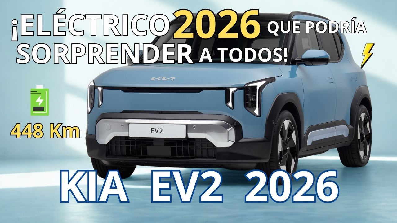 KIA EV2 2026: Pequeño por Fuera, GIGANTE en Tecnología⚡