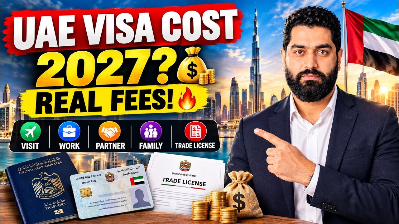🇦🇪UAE VISA & BUSINESS COST 2026🔥Visit Visa, Employment Visa, Partner Visa,Family Visa & Trade Licens