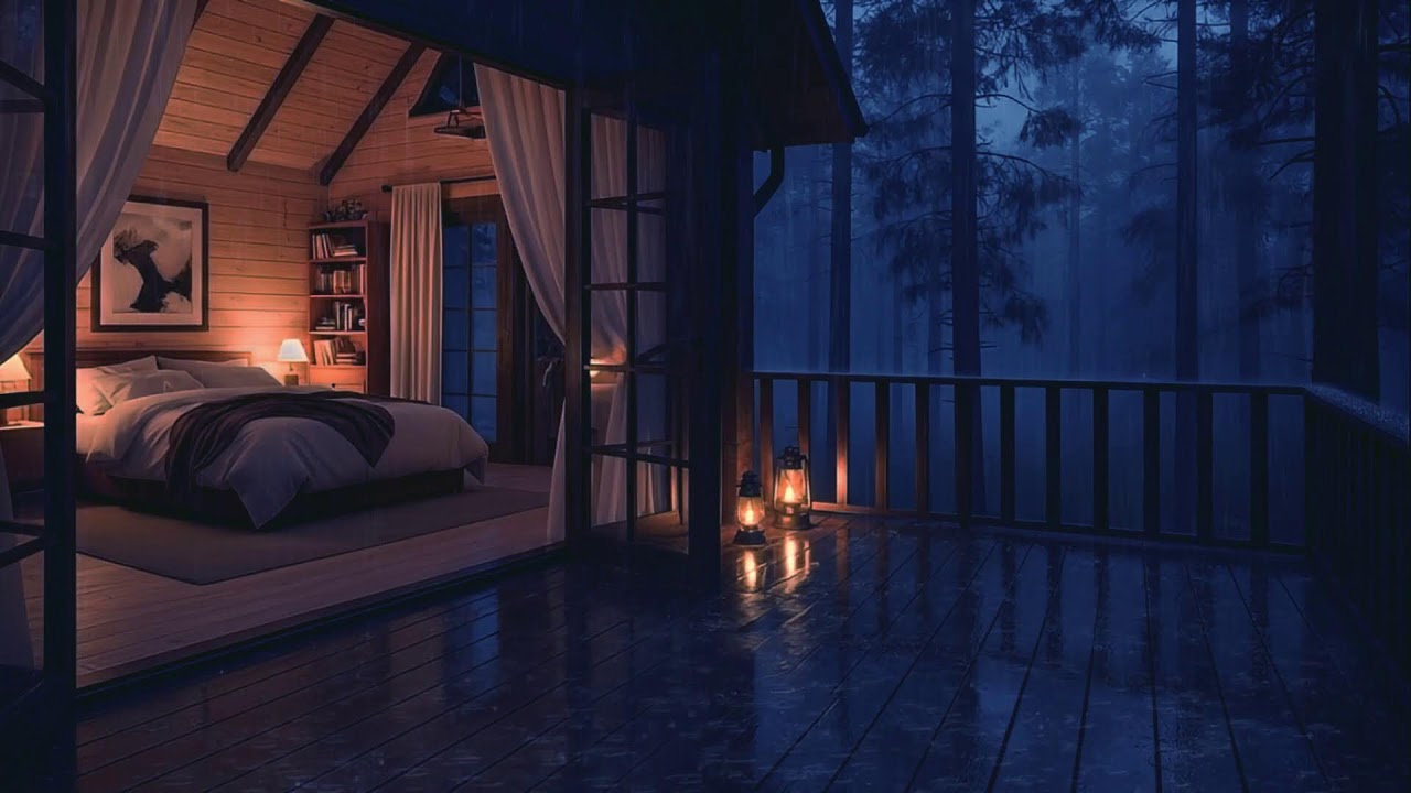 Best Rain in the Forest at Night | Sleep Deeply with Rain Sounds