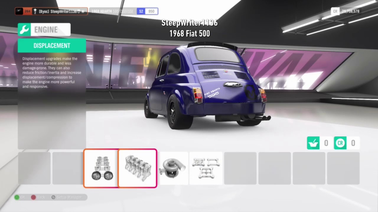 1968 Abarth Fiat 500 Drag tune