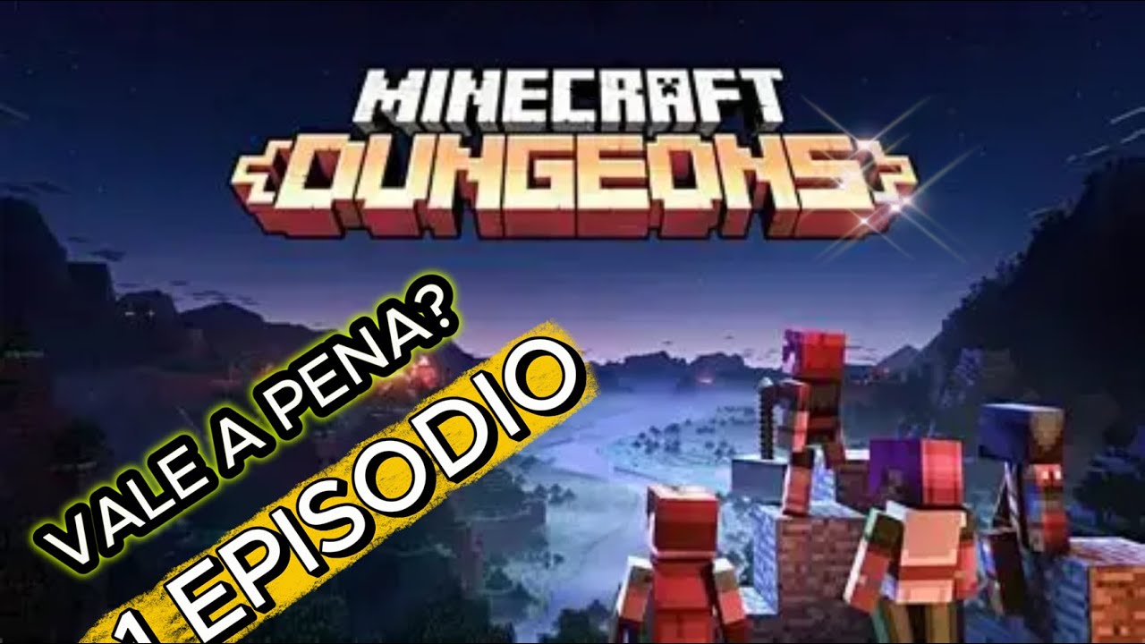 jogando MINECRAFT DUNGEONS em 2026 VALE A PENA?  futura serie?
