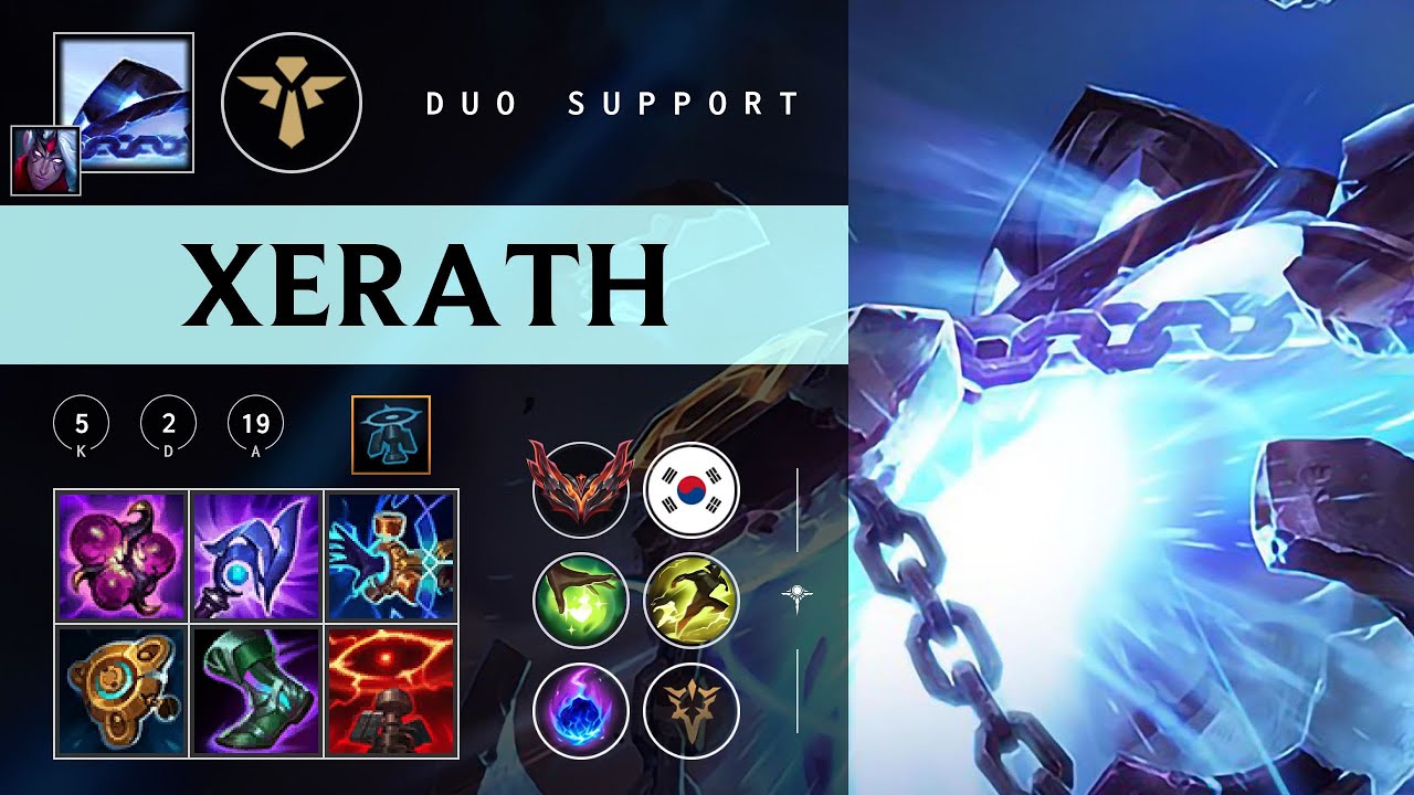 Xerath Support vs Leona - KR Grandmaster Patch 26.01
