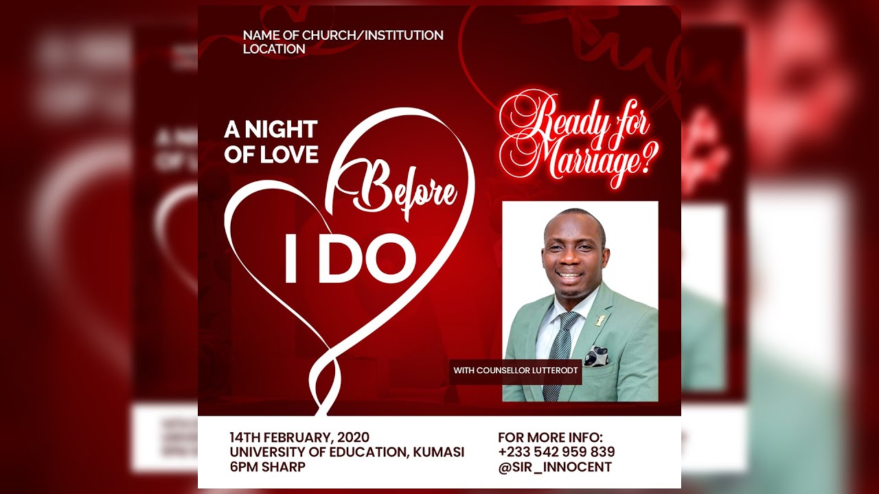 How To Design Relationship Flyer | Church Flyer