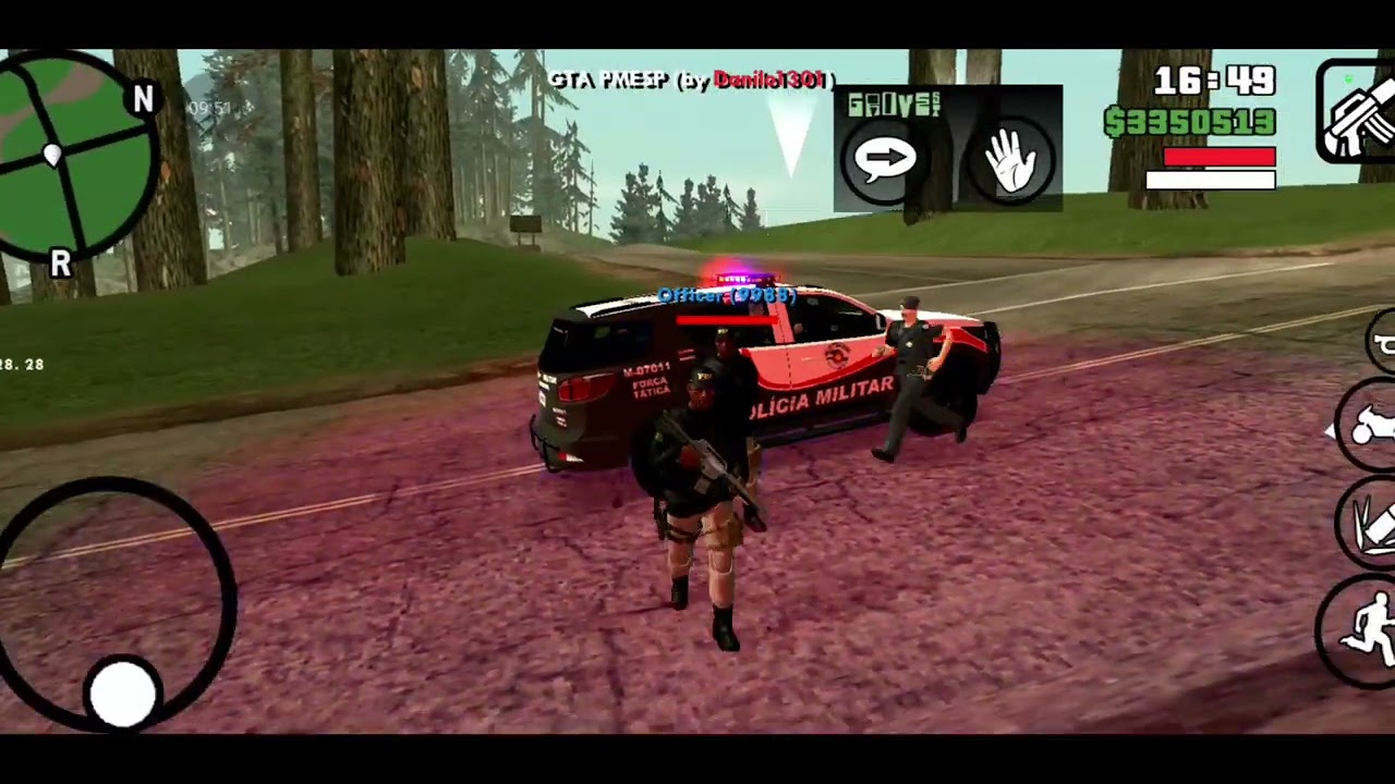 GTA SA MOD POLÍCIA:PATRULHAMENTO COM PRF