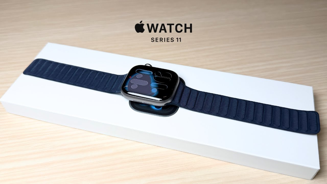 Apple Watch Series 11 Space Gray - Unboxing and Setup