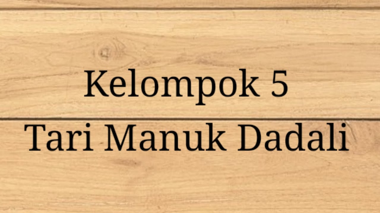 Video Tari Manuk Dadali Kelompok 5 XI.11