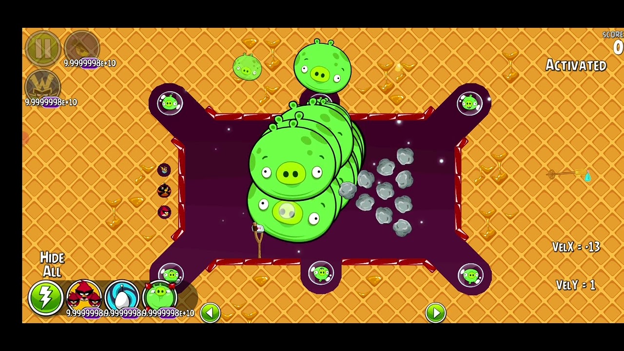 Angry Birds Space Cosmic Madnees Android Port Gameplay