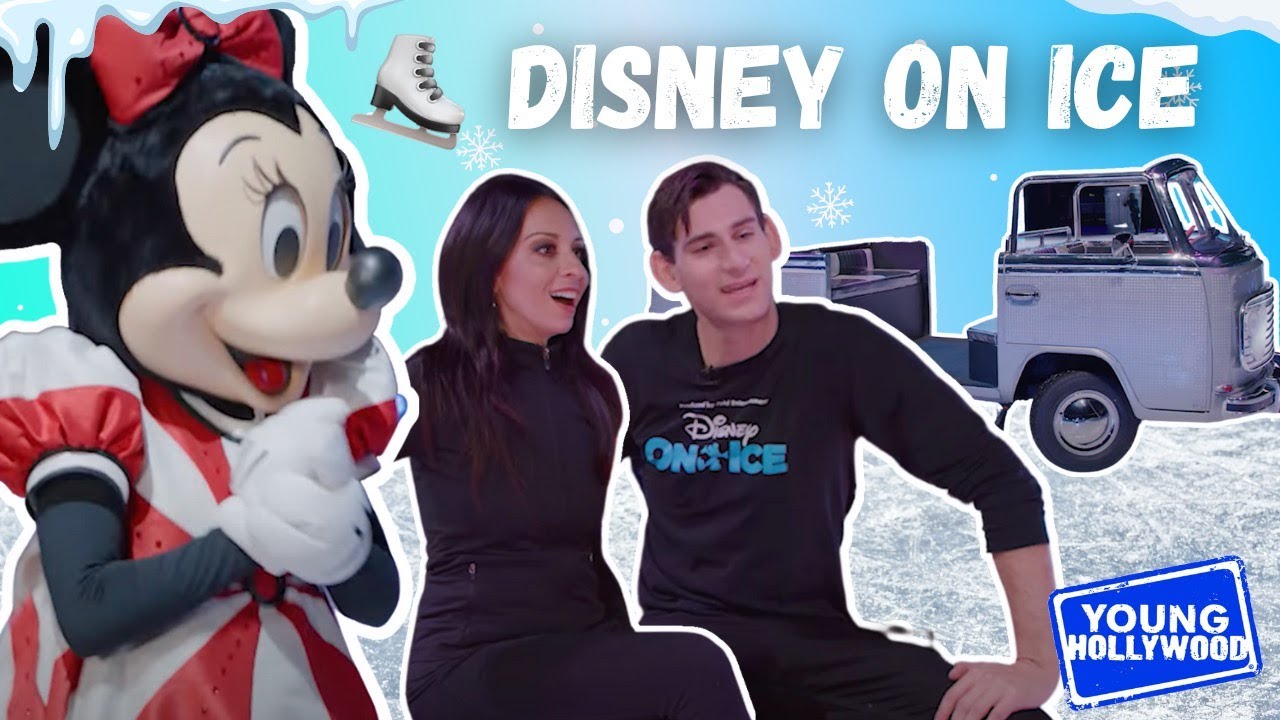 Minnie Mouse Gives Us Skating Lessons at Disney On Ice!