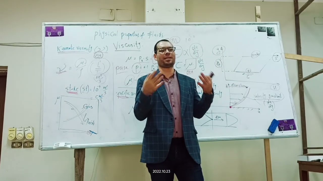 Fluid Mechanics (1) - Lecture (2) [Fluid Properties] - Part (10) Fluid viscosity & its applications
