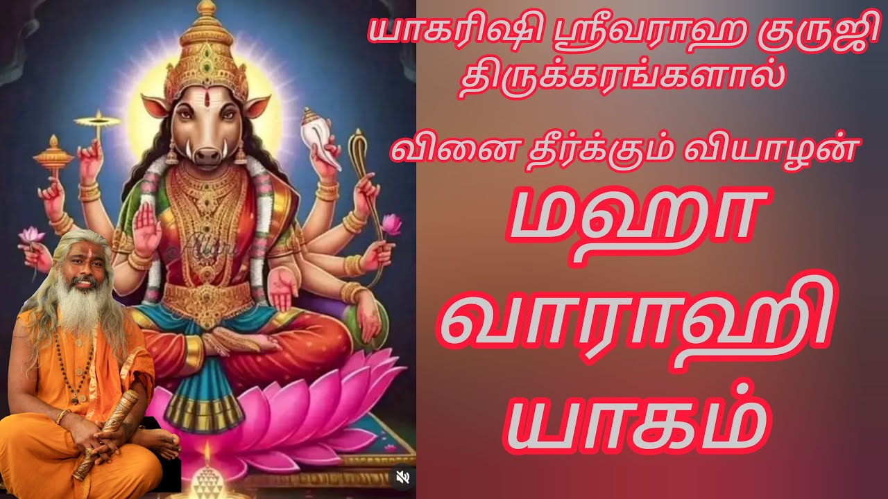 வினை தீர்க்கும் வியாழன் மஹா வாராஹி யாகம் த்ரீசக்தி வாராஹி பீடம்