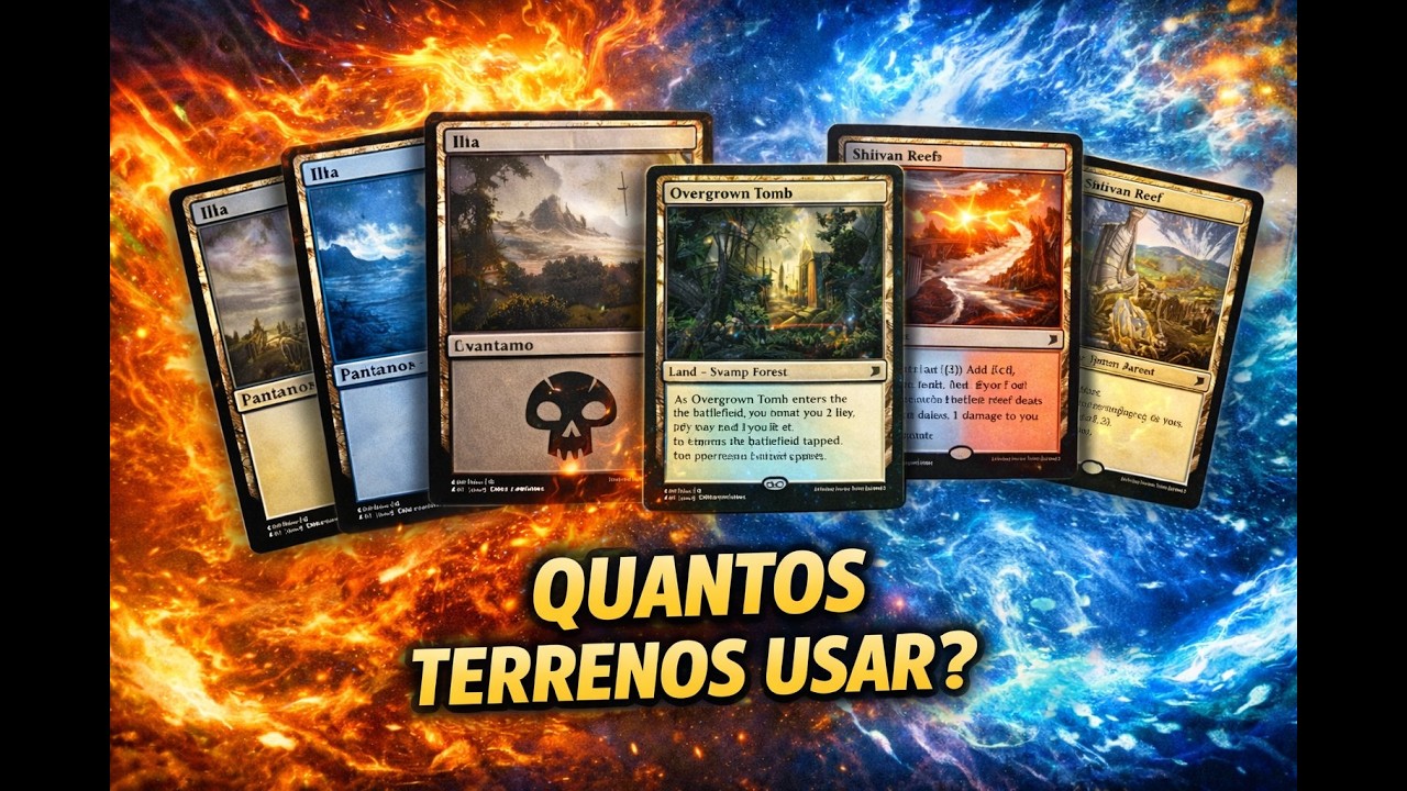 BASE DE MANA PARA DRAFTS! QUANTOS TERRENOS USAR?