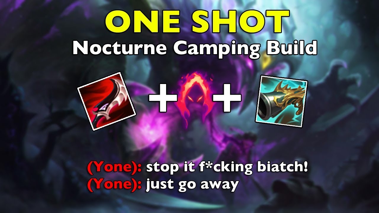 I CAMPED him as NOCTURNE so he started crying