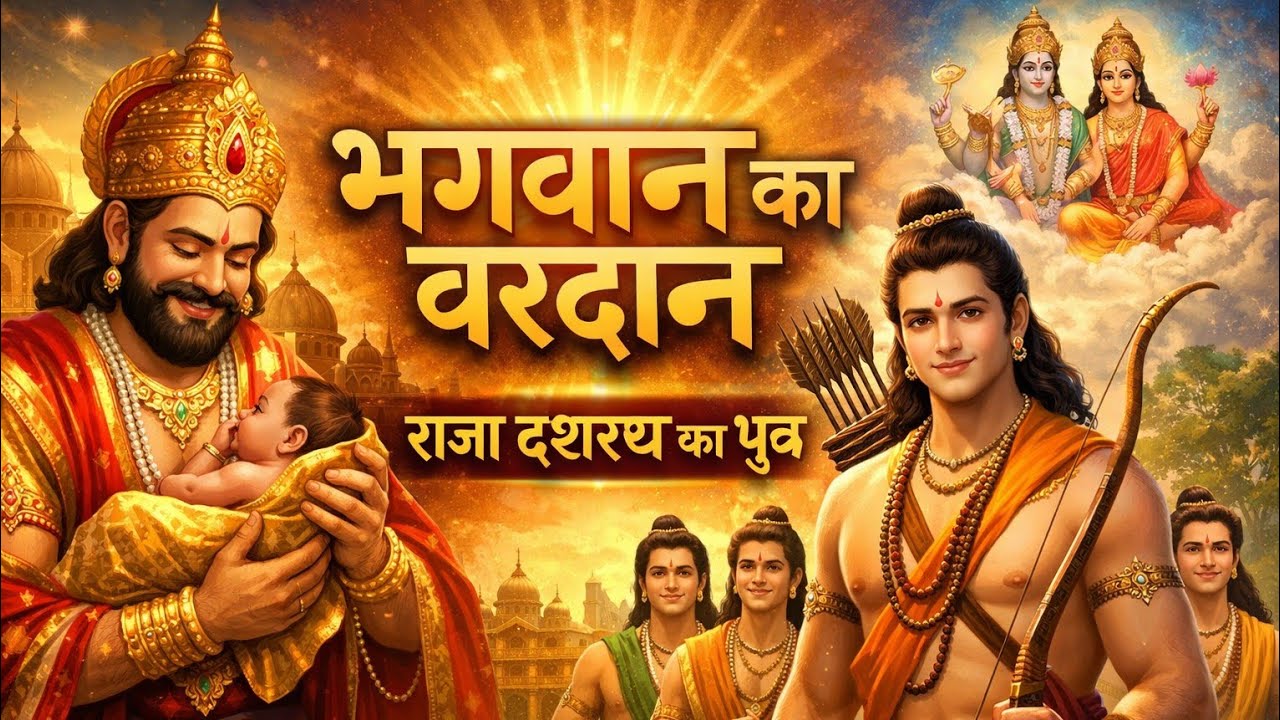 भगवान का वरदान 😱 राजा दशरथ को मिला दिव्य पुत्र | राम जन्म की अद्भुत कथा