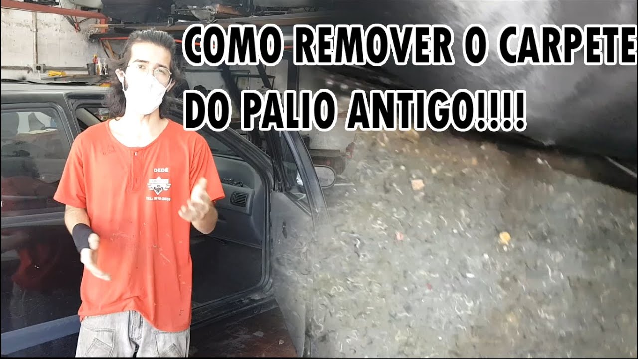 TUTORIAL ENSINANDO COMO REMOVER RETIRAR O CARPETE DO PALIO ANTIGO !!!