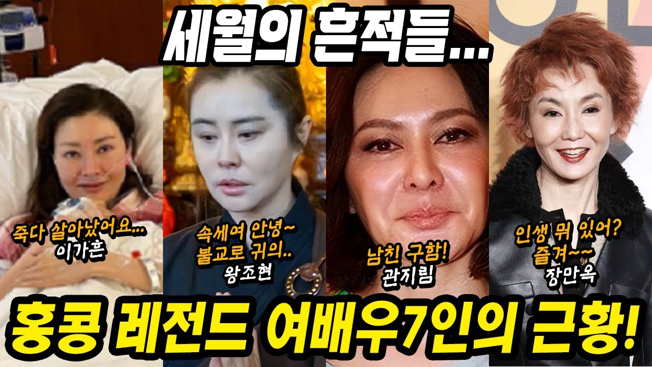 홍콩이슈│홍콩 레전드 여배우 7인 근황│우리 가슴을 뛰게 했던 책받침 속 여신들도 피하지 못한 세월의 흔적들│왕조현 임청하 장만옥 종초홍 관지림 이가흔 글로리아입│중국어로[路]