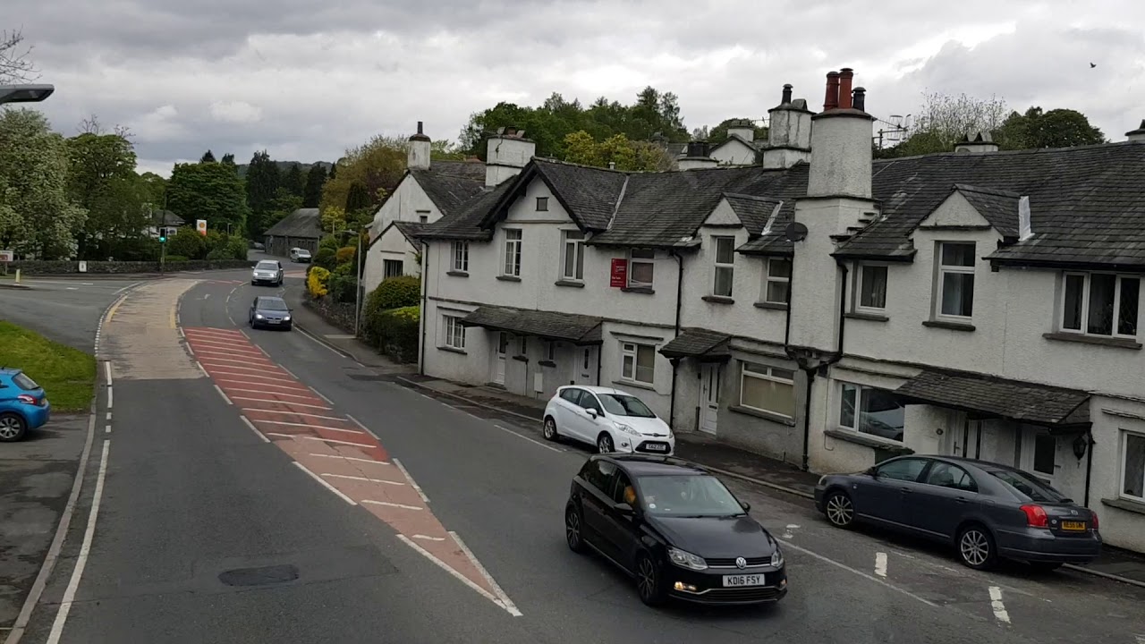 Bus ride from Windermere to Ambleside