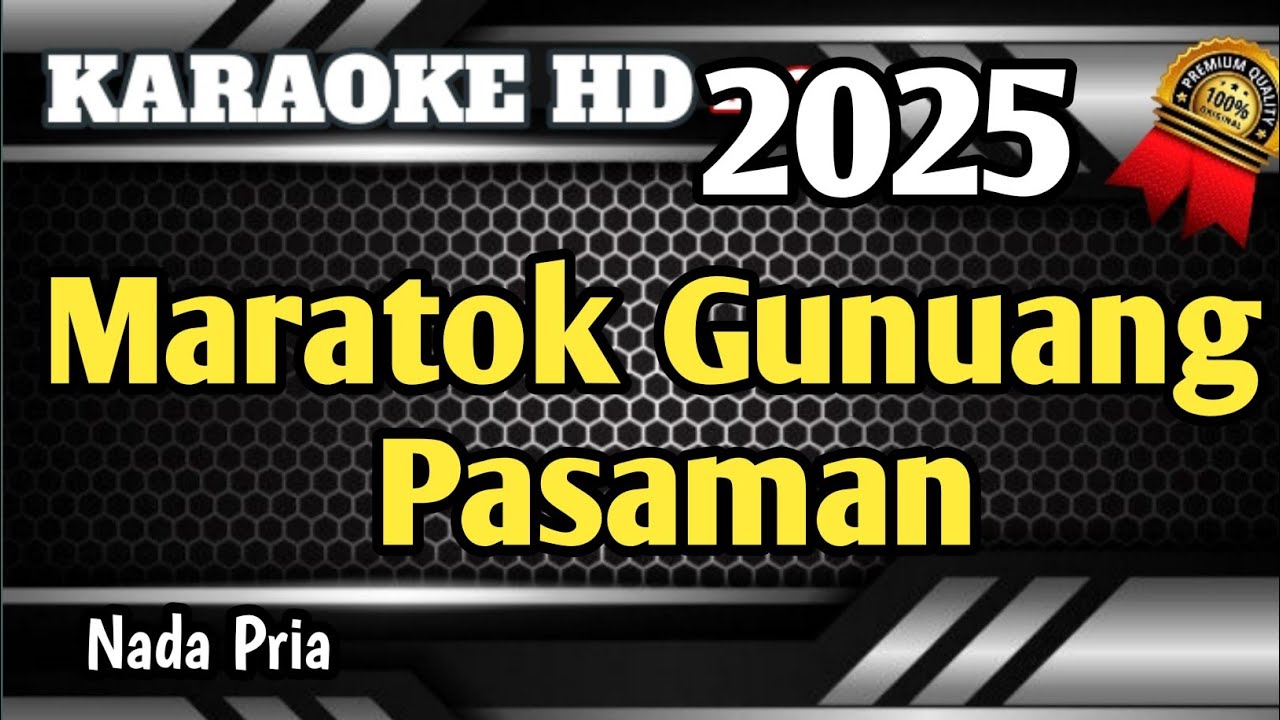 RATOK GUNUANG PASAMAN - Karaoke Minang Nada Pria Versi Live Terbaru HD